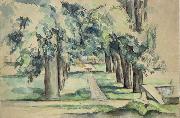 Paul Cezanne Avenue of Chestnut Trees at Jas de Bouffan oil painting on canvas